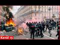 France faces fresh wave of unrest as students, unions and yellow vests stage mass protests