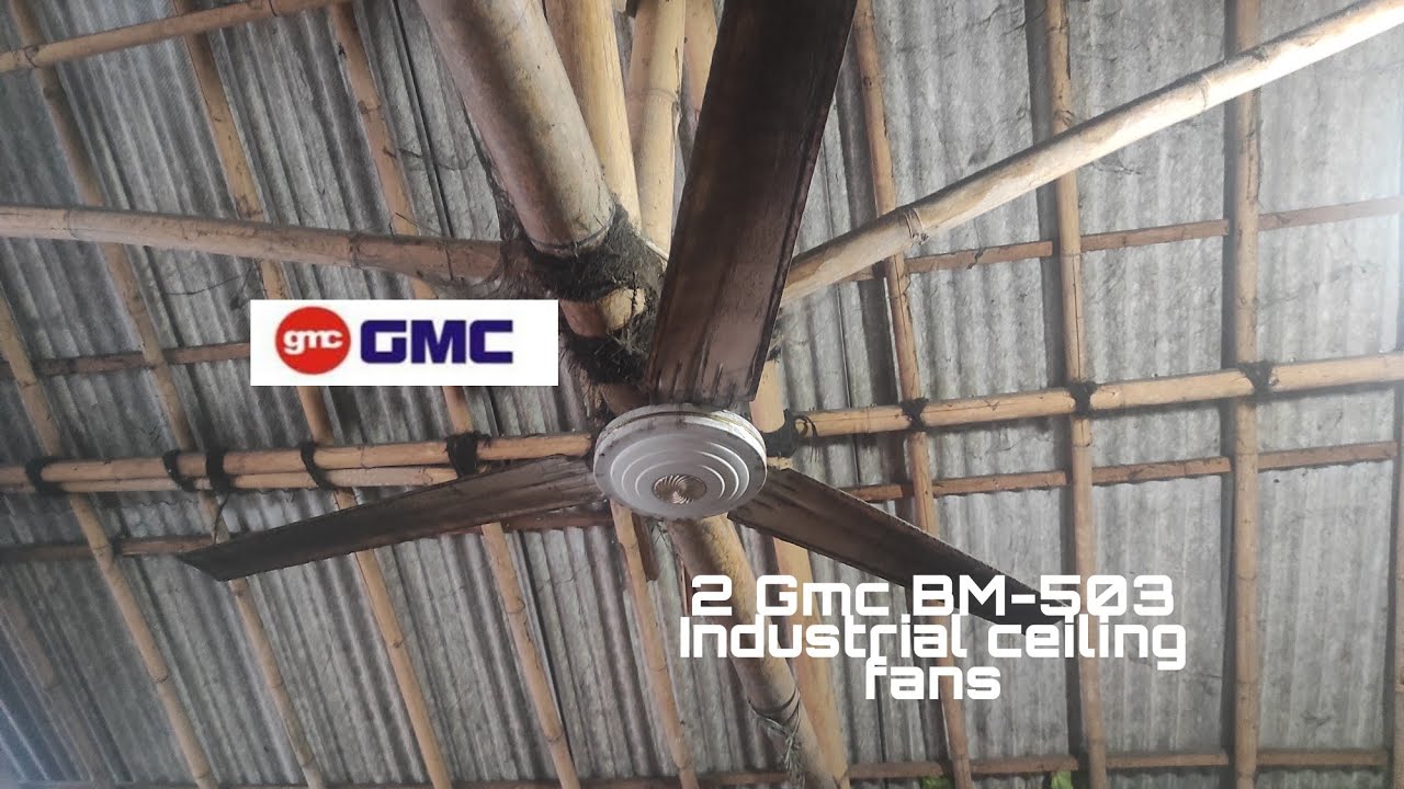 Gmc Industrial ceiling fans - YouTube
