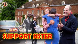 Pippa Middleton EMOTIONAL HUG For Catherine As She SUPPORTS Sister With Siblings After Shock Cancer