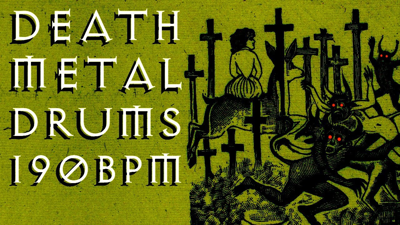 Death Metal Drum Track 190 bpm