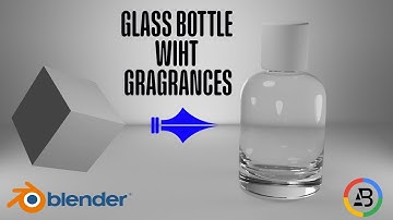Glass Perfume Bottle Tutorial using Blender 3D Modeling Software