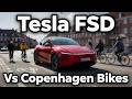 Tesla FSD vs Danish Bikers – Will It Crash?