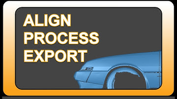 3D Scan to Part Series Part 3 | How To Align, Process, and Export Mesh Scan Data using ExScan Pro