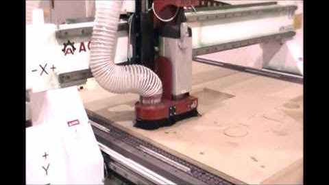 Edge CNC Router profiling MDF with 6mm end mill cutting tool