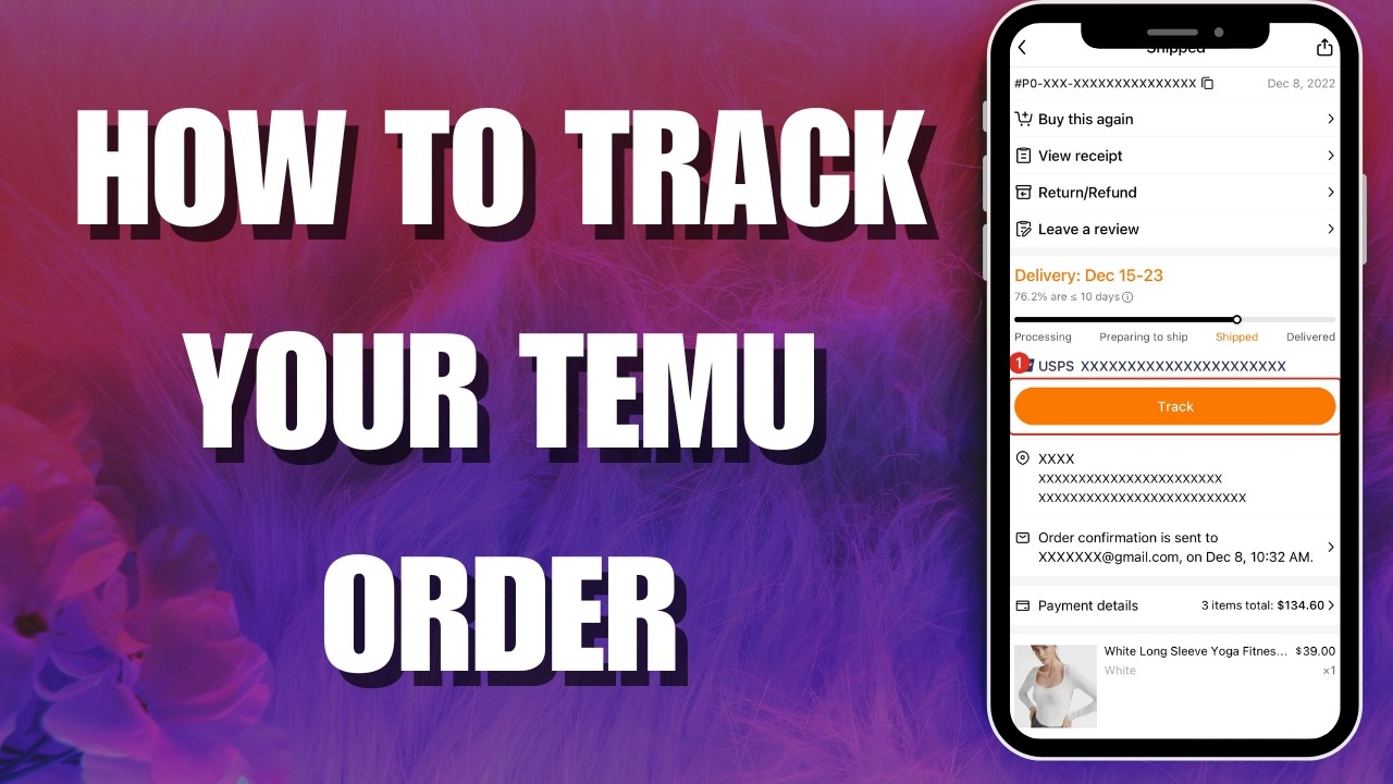 Temu Tracking Example How to Track Temu Order From App (Easy 2026 Guide) - YouTube