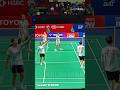 Brutal reply to that arrogant serve 🤯💥💥 #badminton #shorts