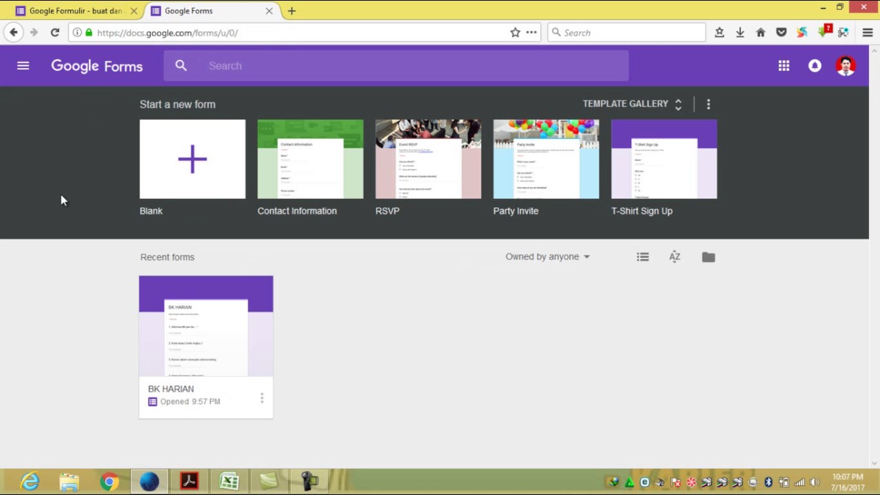 Cara Membuat Google Form Formulir Dalam Bahasa Indonesia