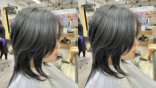 Tóc mullet Nữ |Hướng dẫn cắt | Triangle Layer