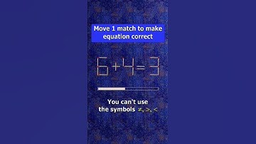 Fix the equation by moving 1 stick #shots #puzzles #logicpuzzles #mathspuzzle #hindipuzzles