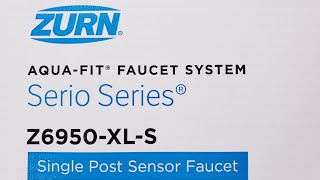 How to install ZURN - Sensor Faucet .