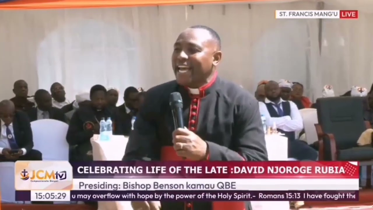 Bishop Ben of JCM make people laugh louder out of his jokes at burial service || Full sermon