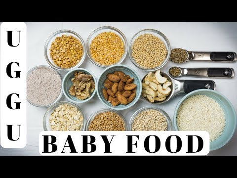 Multigrain Baby Cereal | Weight Gain Food Twin Babies | Uggu Recipe | Whole Food For Babies