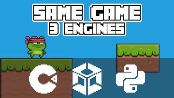 Making a 2D Platformer in 3 Game Engines
