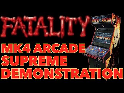 Mortal Kombat 4 Arcade - ALL FATALITIES! 