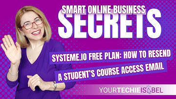 Systeme.io Free Plan: How to Resend a Student’s Course Access Email (Systeme Tutorial)
