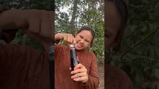 Survival Skills Easy Methood Saving Water Transfer To Bottle