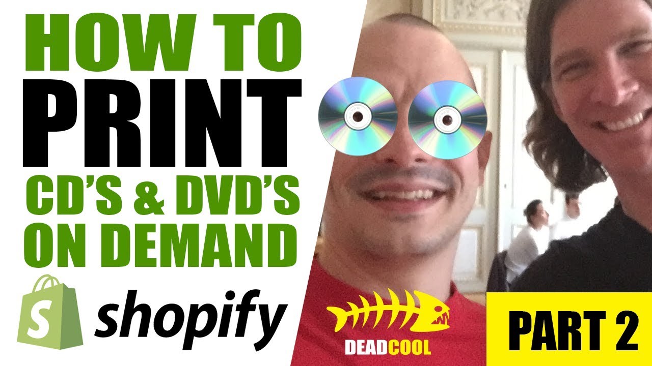 Shopify Print On Demand CD’s & DVD’s TUTORIAL PART 2 YouTube