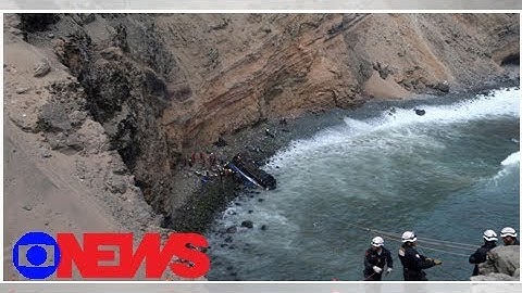 Dozens killed after bus plunges over 