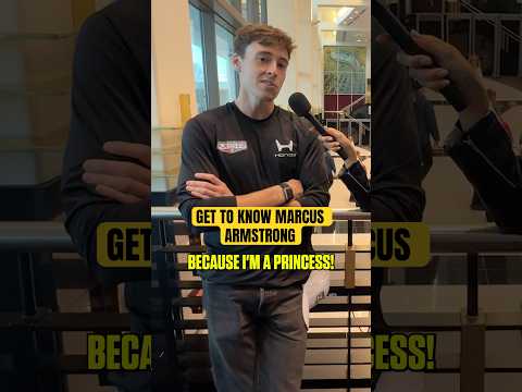 Marcus Armstrong: Planking Passenger Princess 👑 #indycar #racing #marcusarmstrong