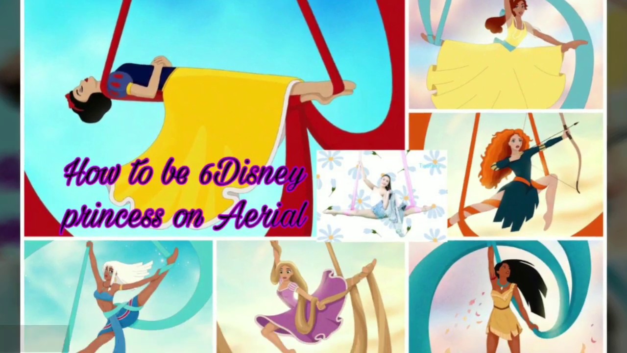 Disney on fly โยคะฟลาย เจ้าหญิงดีสนีย์ กับครูตู่แฟรี่ - YouTube