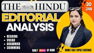 The Hindu Editorial Analysis | 30 January 2026 | Reading, Vocab, Grammar, Skimming | by Rupam Ma'am