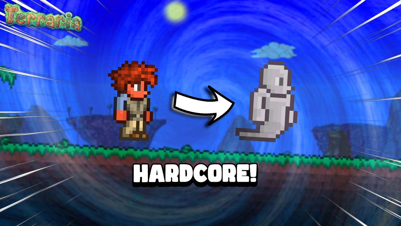 I Play Hardcore On Terraria For The First Time - Terraria Hardcore Live ...