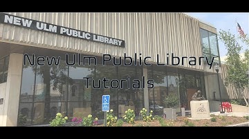 New Ulm Public Library Tutorial on Additional Features in the Libby App