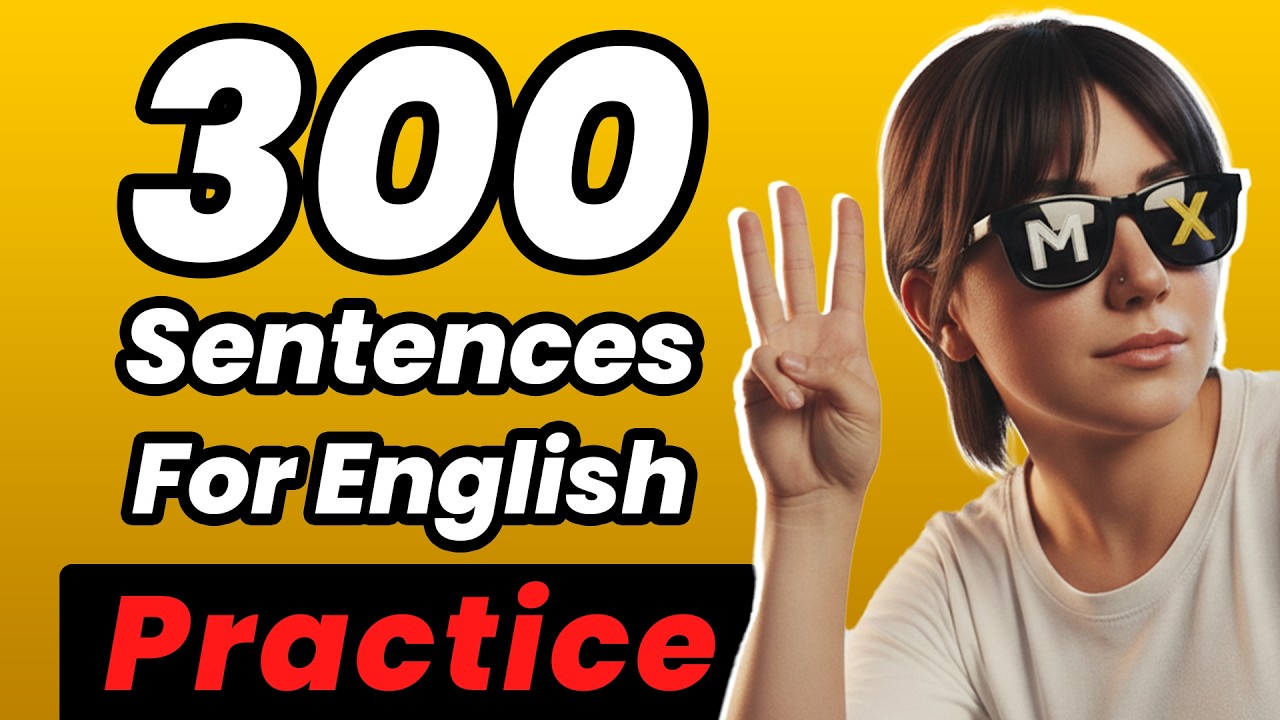 300 Real-Life English Sentences to Shadow (A1–C2) | Listening Practice – Part 1