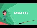 What is Eagle Eye? Explain Eagle Eye, Define Eagle Eye, Meaning of Eagle Eye