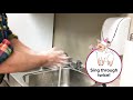 A public health inspector shows you how to wash your hands