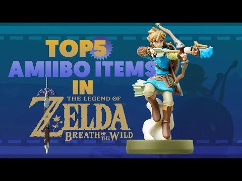 The Legend of Zelda: Breath of the Wild - Top 5 amiibo Exclusive Items & Weapons! | RasouliPlays