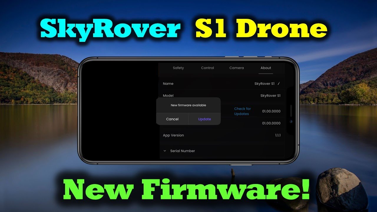 Дрон SkyRover S1 — новая прошивка и новые функции.