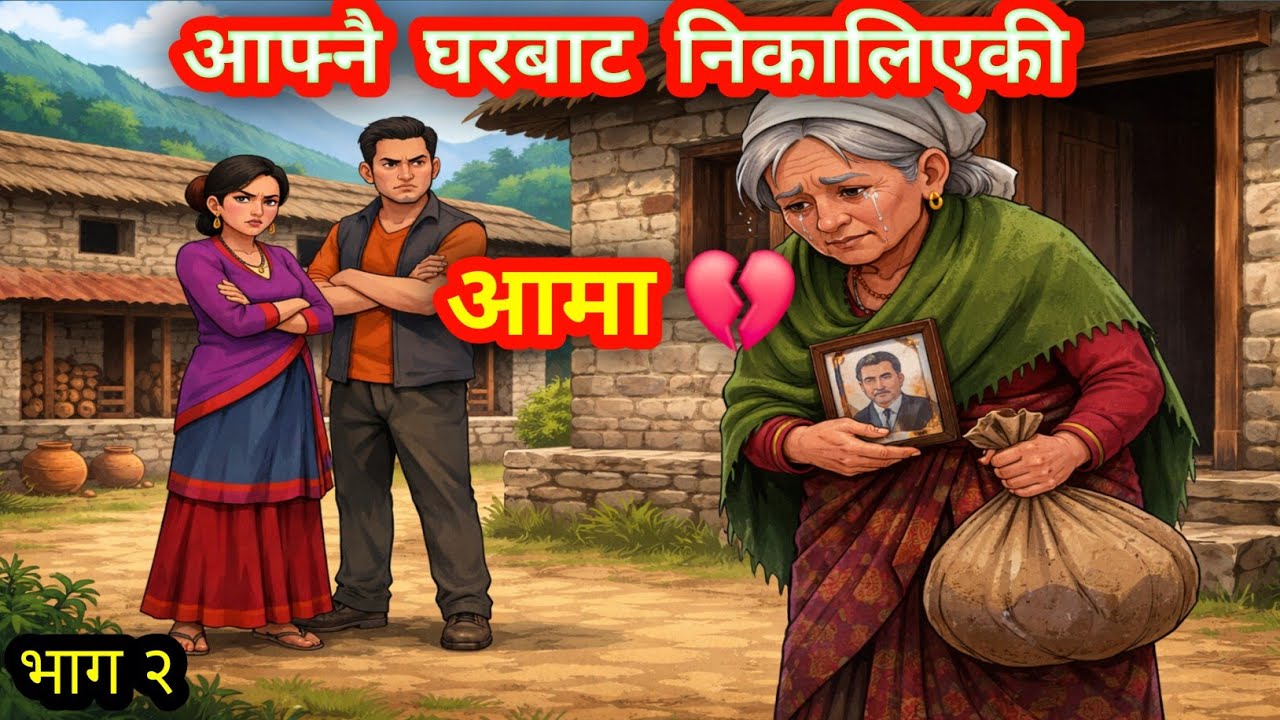 💔 छोरा–बुहारीको अत्याचार || 😢आफ्नै घरबाट निकालिएकि आमा || Nepali Moral Story || Nepali Katha