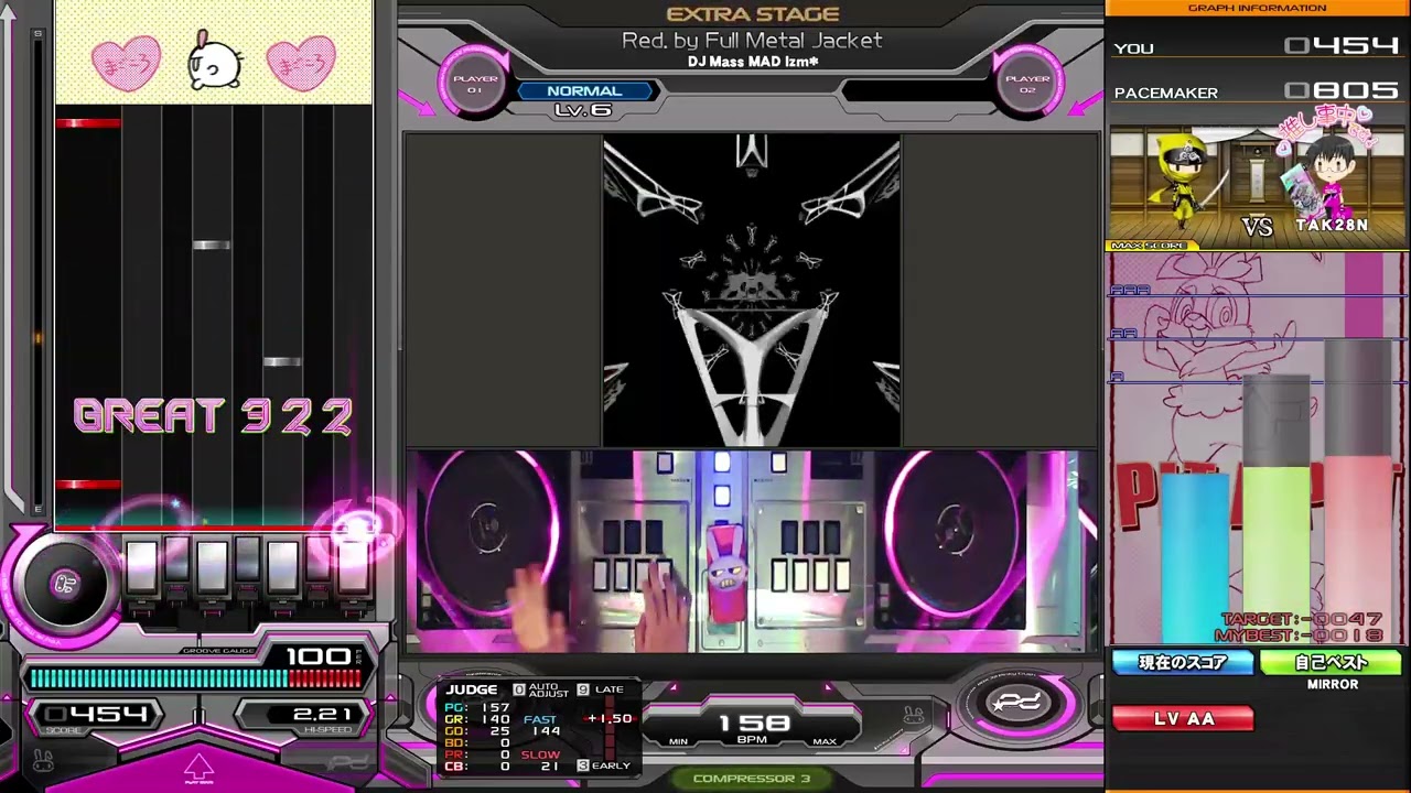 beatmania IIDX 32 Pinky Crush】Red. by Full Metal Jacket / DJ Mass