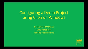 Toolchain Setup - Configuring a Demo Project using CLion on Windows