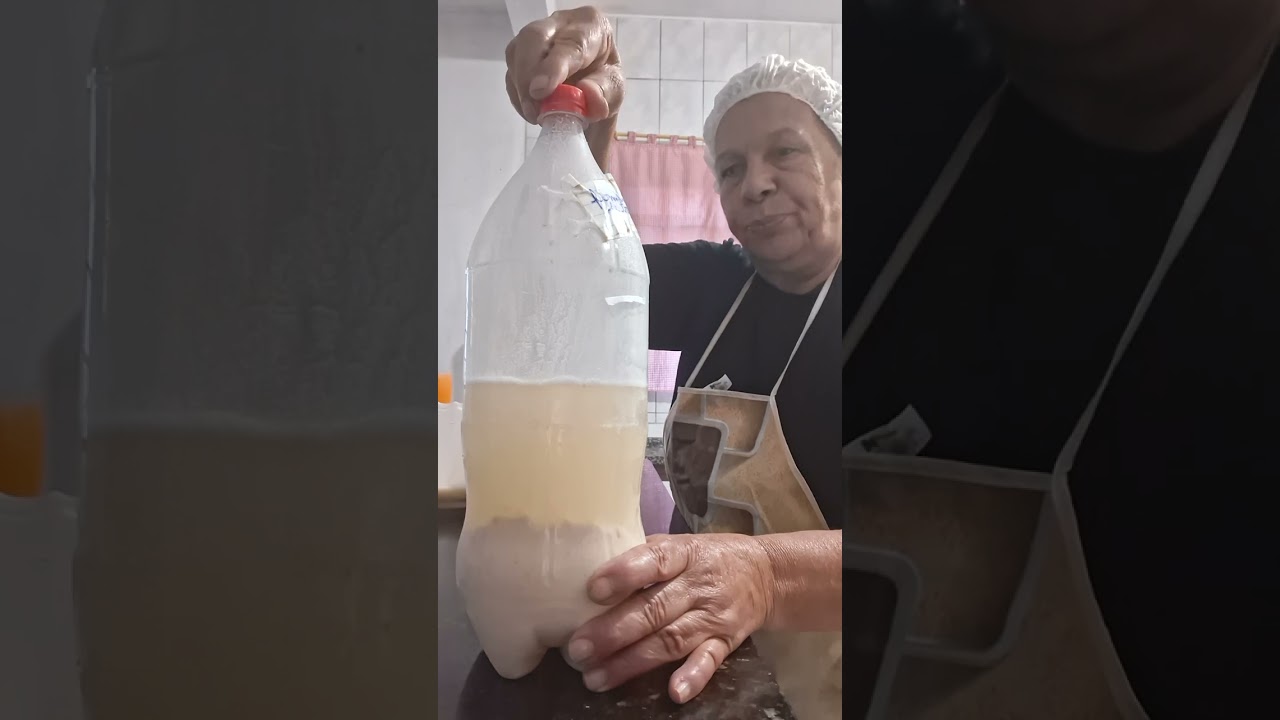 Passo a passo como fazer fermento natural.