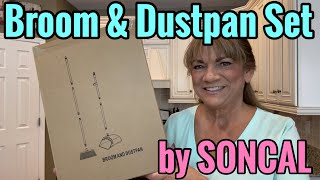 Broom & Dustpan Set Review Sold on Amazon by SONCAL