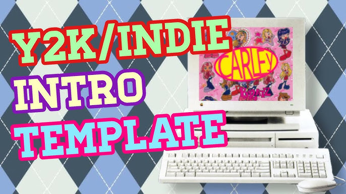 Intro Templates #3: Y2K Pink Cyber Aesthetic 🎮💖｜FREE