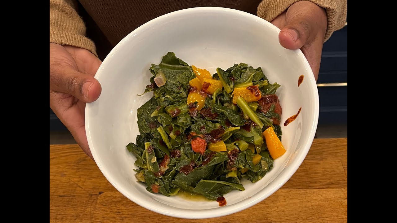 Consume Something Amazing! Ethiopian Collard Greens / Gomen YouTube