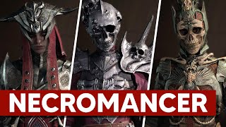 ALL Necromancer Transmog Armor Sets & All Color Variants - DIABLO 4