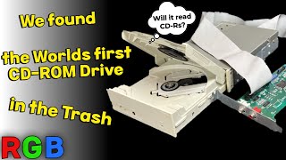 Trash to Treasure: 1993 Mitsumi LU005S 1x Speed CD ROM Drive found in Trash