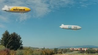 Zeppelin Formationsflug Friedrichshafen - Formation Flight