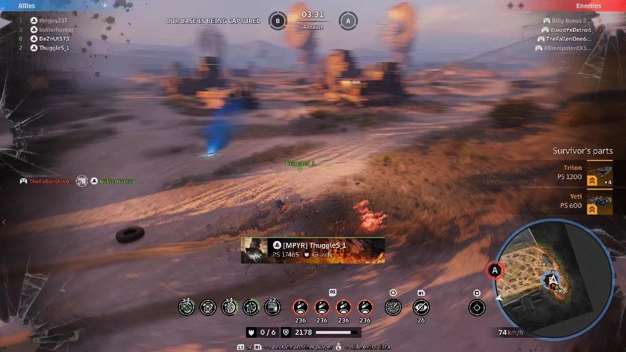 MPYR clan wars | Crossout ps5 #46