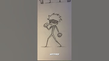 Gojo from stickman to thiccman 💪 #jjk #gojo #stickman