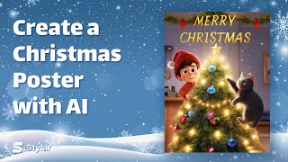 Creating a Stunning Christmas Poster with AI 🎄