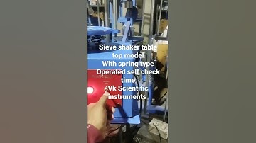 sieve shaker with spring type table top model