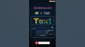 Make your text POP with Text Masking in CSS #TextMasking #CSSTricks #FrontendMagic #CreativeDesign