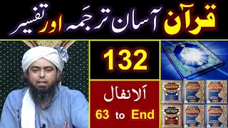 132-Qur'an Class : Surat Al-Anfal (Ayat No. 63 to End) ki TAFSEER By Engineer Muhammad Ali Mirza