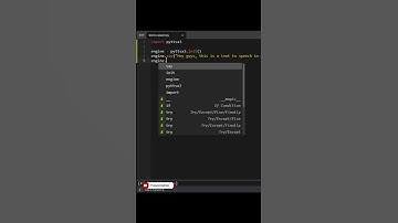 Text To Speech Using Python only Using 5 Lines Of Code #shorts