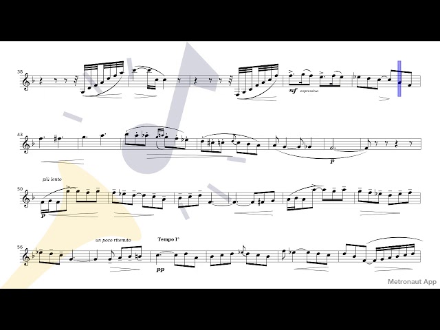 Pierné[Canzonetta , Opus 19]for Clarinet And Piano - 7